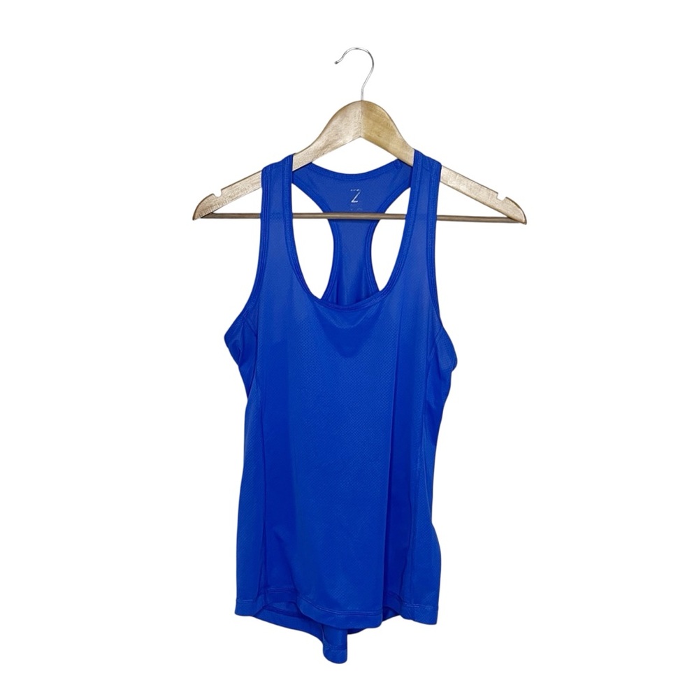 Zella Blue Racerback Tank Top Running Yoga S Gym Sleeveless Athleisure Workout